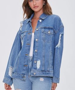Basic Recycled Cotton-Blend Denim Jacket